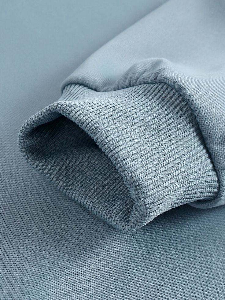 Close-up of ribbed cuff detail